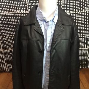 Gap leather jacket men’s size L
